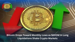 Bitcoin Drops Toward Monthly Lows as $300M in Long Liquidations Shake Crypto Markets